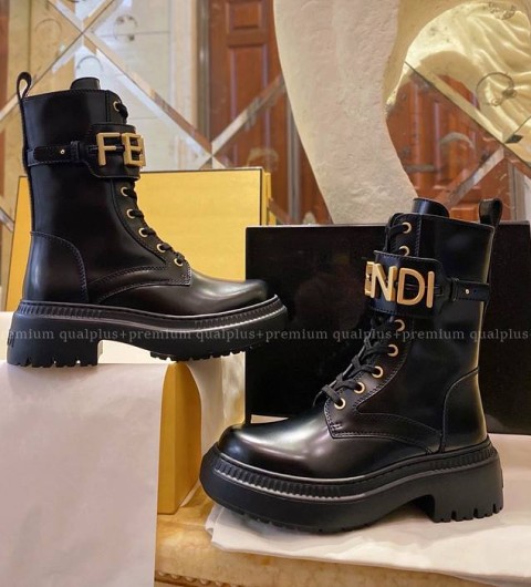 펜디 그라피 바이커 부츠 여성용