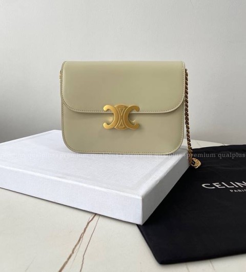 셀린느 113583 트리오페 컬리지 숄더백 미듐