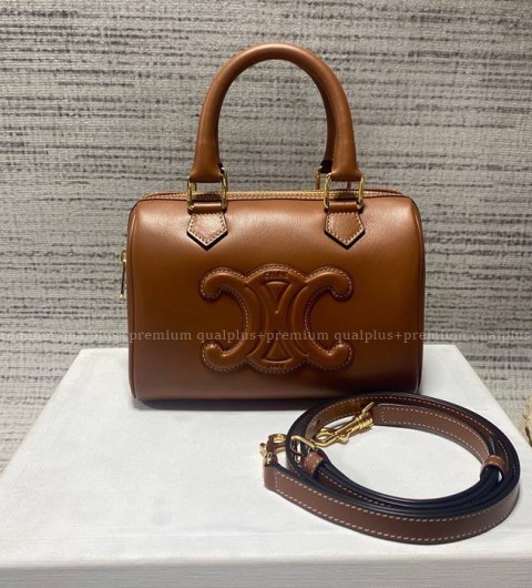 셀린느 197583 퀴르 트리오페 보스턴 핸드백 스몰