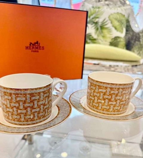[국내배송] 에*메스 모자이크 24 골드 커피잔 세트