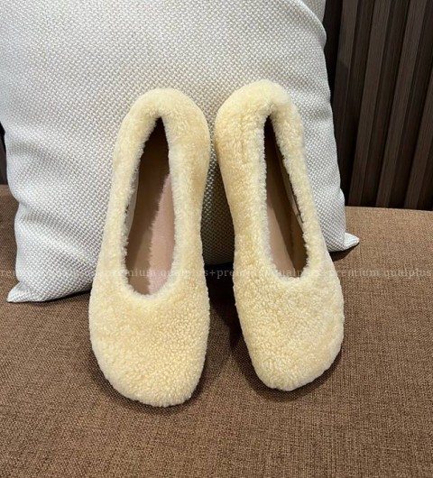 보테가베네타 아토믹 발레리나 플랫 슈즈 여성용