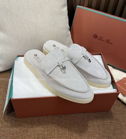 로로피아나 참스 워크 바부슈 로퍼 뮬 여성용