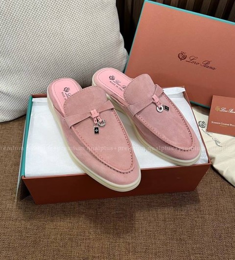 로로피아나 참스 워크 바부슈 로퍼 뮬 여성용