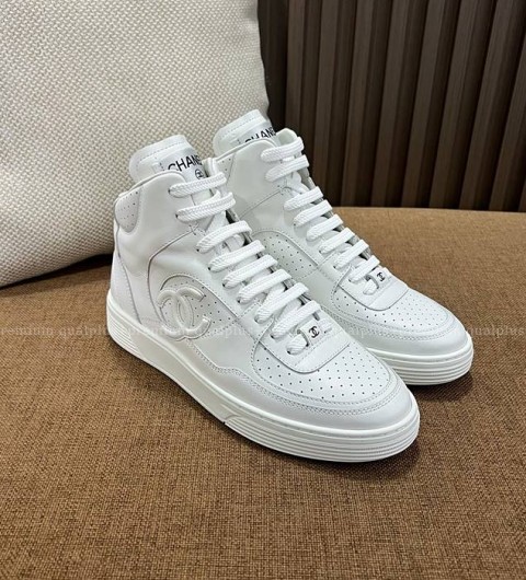 샤넬 포스 하이탑 스니커즈 여성용