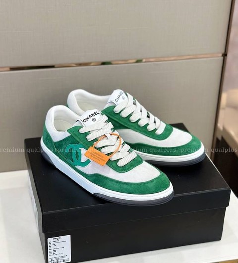 샤넬 CC 로고 스니커즈 남성용