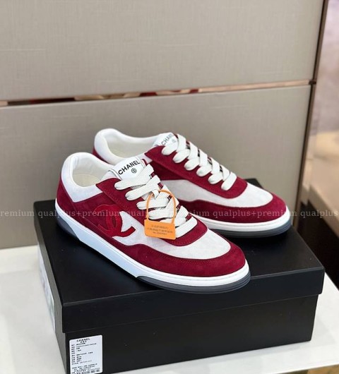 샤넬 CC 로고 스니커즈 남성용