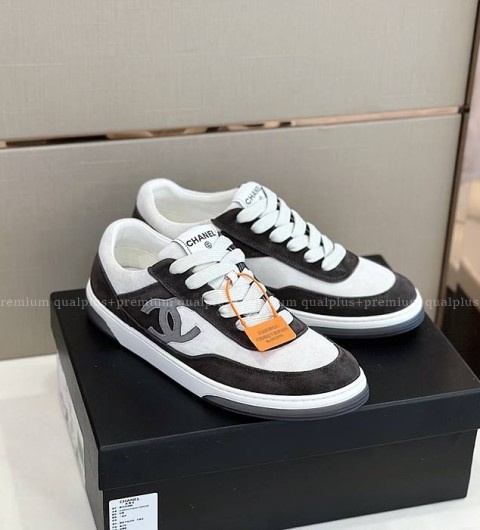 샤넬 CC 로고 스니커즈 남성용