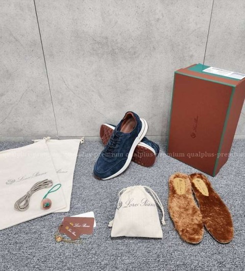 [국내배송] 로*피아나 Week-End 스웨이드 남성 스니커즈