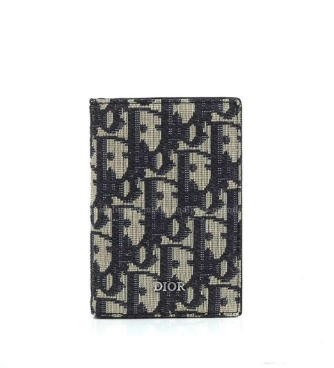 [국내배송] 디* 오블리크 자카드 명함지갑 남성용