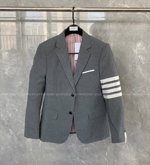 톰브라운 4-바 웨빙 블레이저 자켓