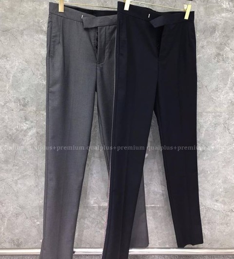 톰브라운 스트라이프 밴드 테이퍼드 팬츠 (2color)