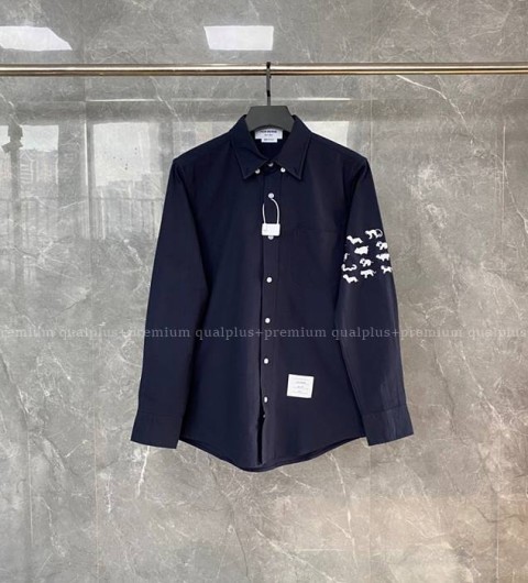 톰브라운 4-바 애니멀 옥스포드 셔츠