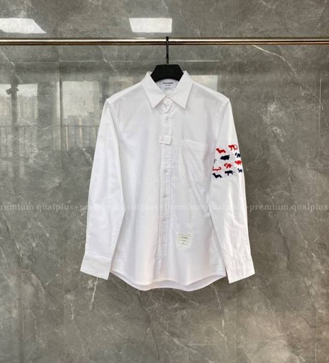 톰브라운 4-바 애니멀 옥스포드 셔츠