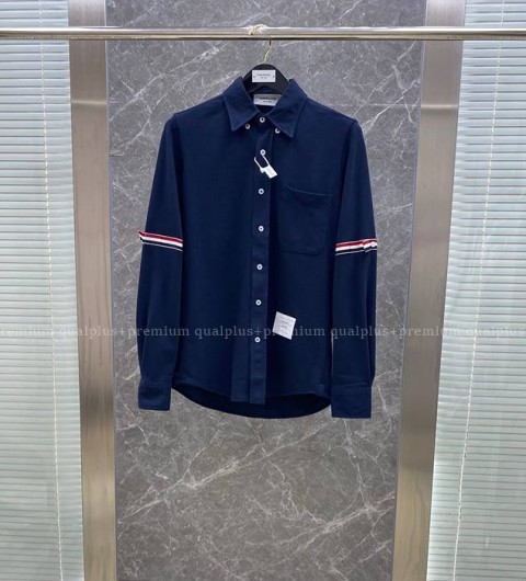 톰브라운 암밴드 피케 니트 셔츠