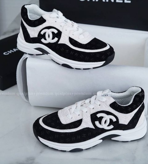 샤넬 CC 크루즈 테니스 스니커즈 여성용