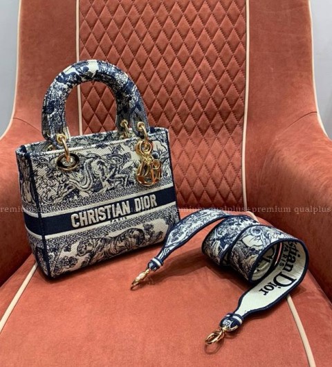 디올 LADY D-LITE 디라이트 레이디백 미듐