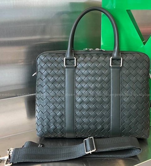 보테가베네타 690702 인트레치아토 슬림 브리프케이스 서류가방 남성용