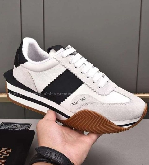 [국내배송] 톰*드 제임스 레더 스니커즈 검흰