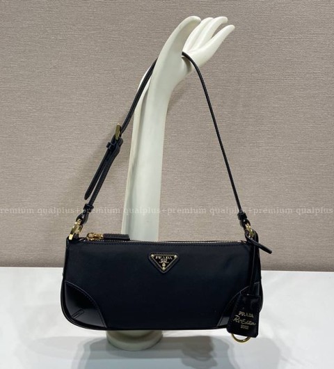 프라다 1BC201 리에디션 2002 리나일론 브러쉬드 숄더백