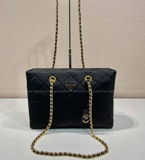 프라다 1BG467 리에디션 1995 체인 리나일론 숄더백 라지