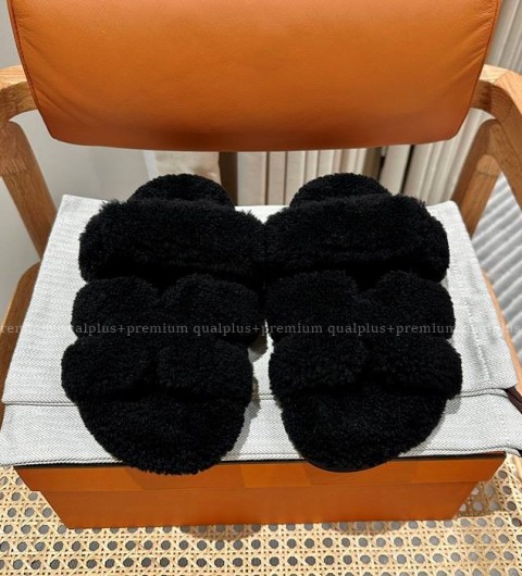 에르메스 시프레 시어링 샌들 슬리퍼 여성용