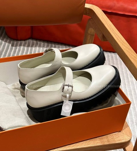 에르메스 혹스턴 옥스포드 메리제인 슈즈