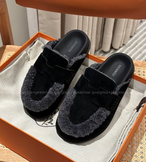 에르메스 고 뮬 여성용