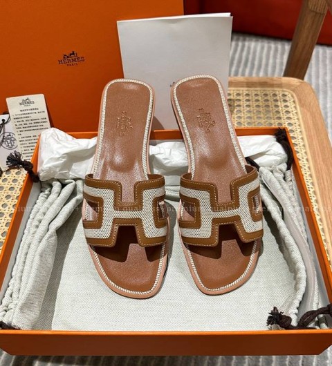 에르메스 오란 샌들 슬리퍼 여성용