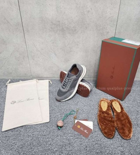 [국내배송] 로*피아나 위크엔드 워크 패브릭 남성 스니커즈