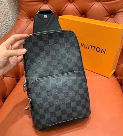 루이비통 N41719 에비뉴 슬링 힙색 남성용