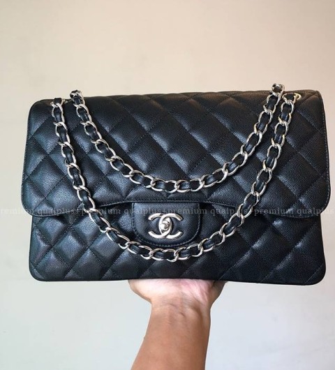 샤넬 클래식 숄더백 점보 라지