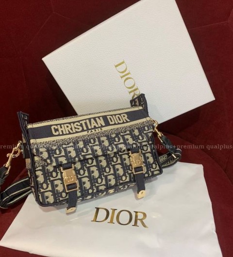 디올 CAMP 메신저 숄더백 스몰 남녀공용