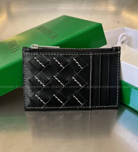 보테가베네타 755985 인트레치아토 지퍼 카드 케이스 지갑 남성용