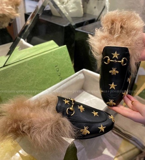 구찌 프린스타운 리에디션 슬리퍼 블로퍼 여성용