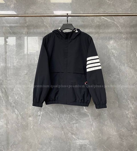 톰브라운 4-바 후드 자켓