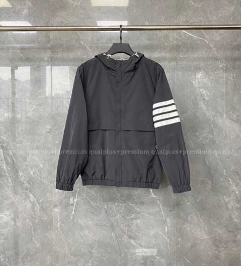 톰브라운 4-바 후드 자켓