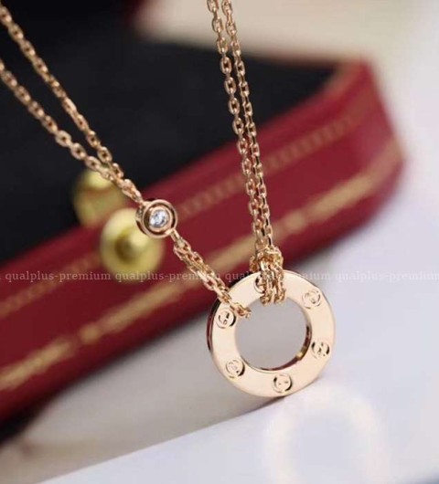 [국내배송] 까*띠에 LOVE 투다이아 목걸이