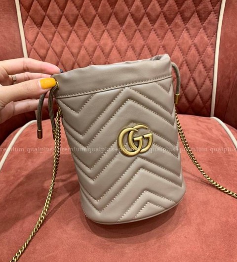 구찌 575163 GG 마몽 마몬트 버킷 숄더백 미니