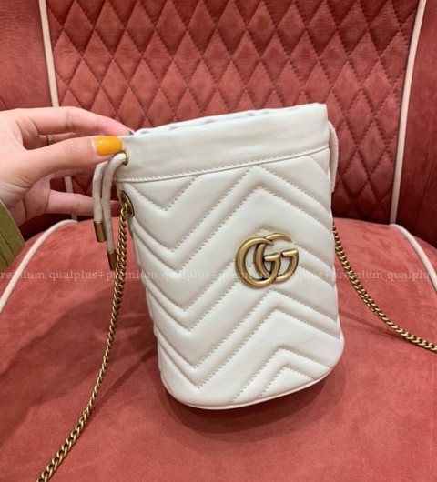 구찌 575163 GG 마몽 마몬트 버킷 숄더백 미니