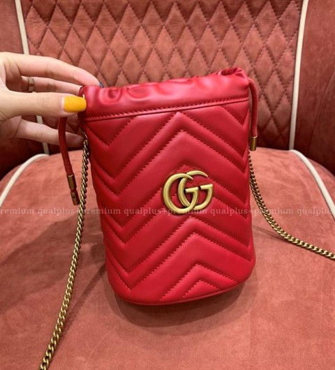 구찌 575163 GG 마몽 마몬트 버킷 숄더백 미니