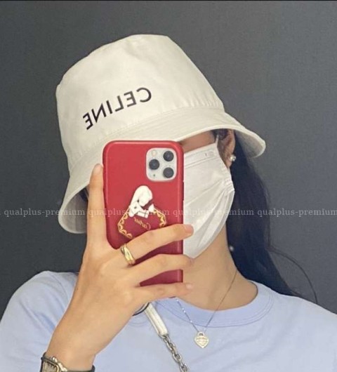 [국내배송] 셀*느 레터링 로고 버킷햇 모자