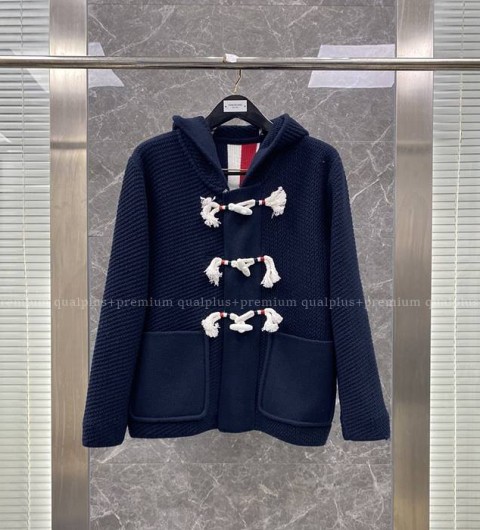 톰브라운 백 스트라이프 숏 코트