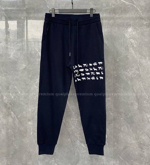 톰브라운 4-바 애니멀 인따르시아 팬츠