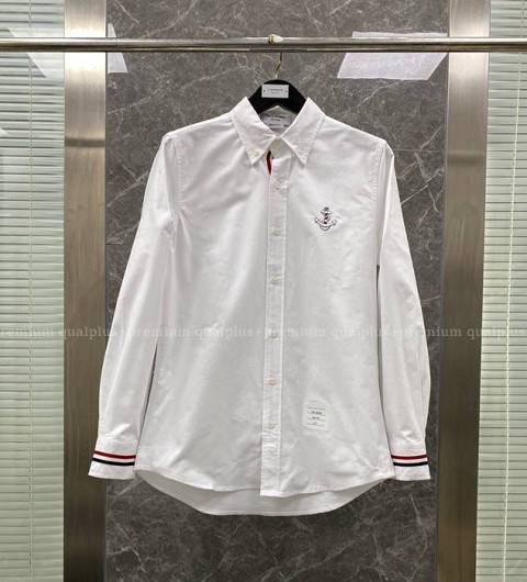 톰브라운 앵커 인따르시아 히든 셔츠