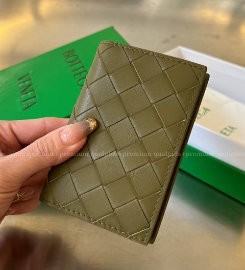 보테가베네타 인트레치아토 플랩 카드 케이스 남녀공용