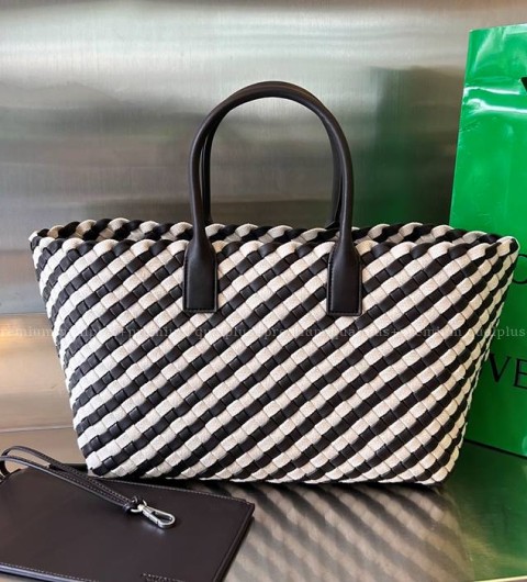 보테가베네타 까바 쇼퍼 토트백 라지