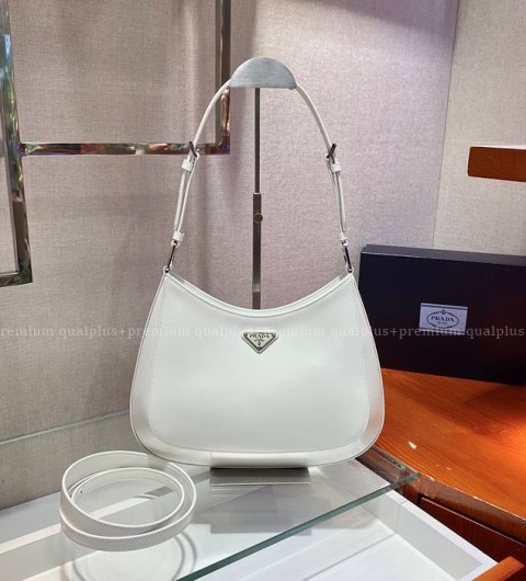 프라다 1BC156 클레오 브러시드 숄더백