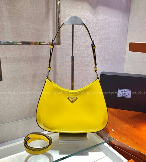 프라다 1BC156 클레오 브러시드 숄더백