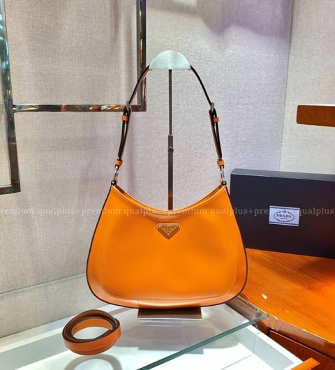 프라다 1BC156 클레오 브러시드 숄더백