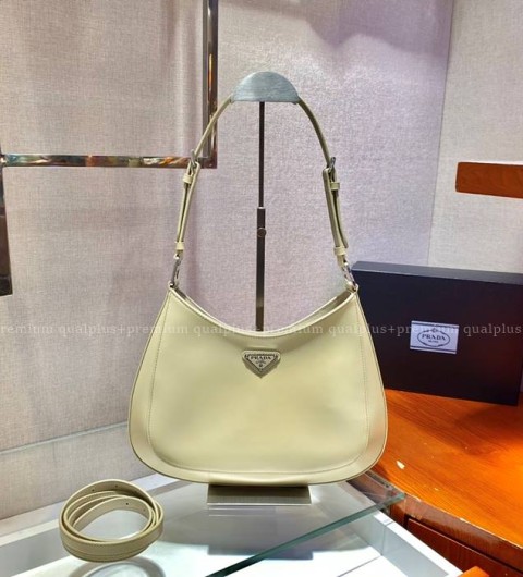 프라다 1BC156 클레오 브러시드 숄더백